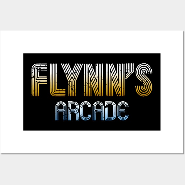 flynn's arcade vintage Wall Art by armeenpowerputt